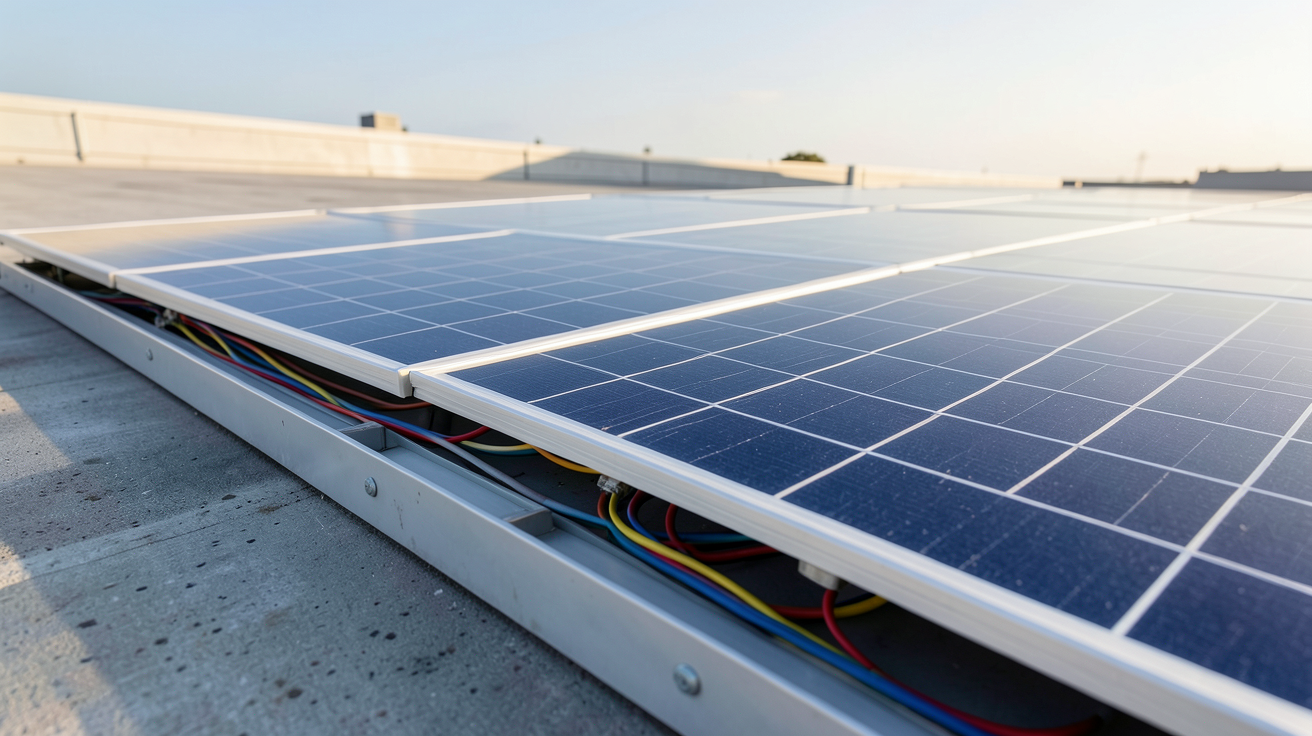 manomano panneau solaire montrant les cellules photovoltaïques et le fonctionnement interne