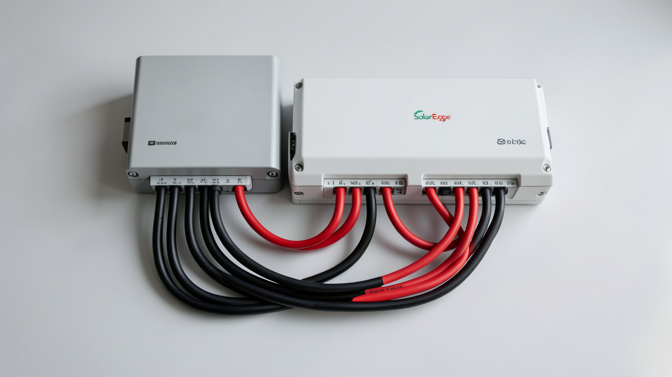 mc solar panneau photovoltaique : schéma de raccordement avec onduleur SolarEdge
