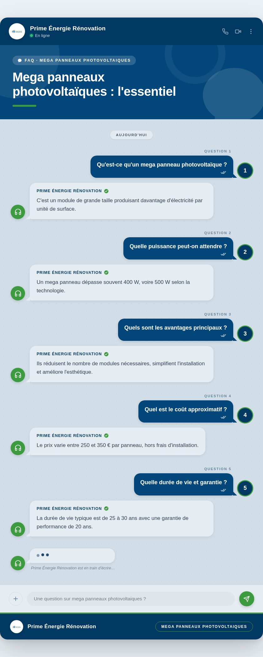 Infographie : Mega panneaux photovoltaïques : l'essentiel