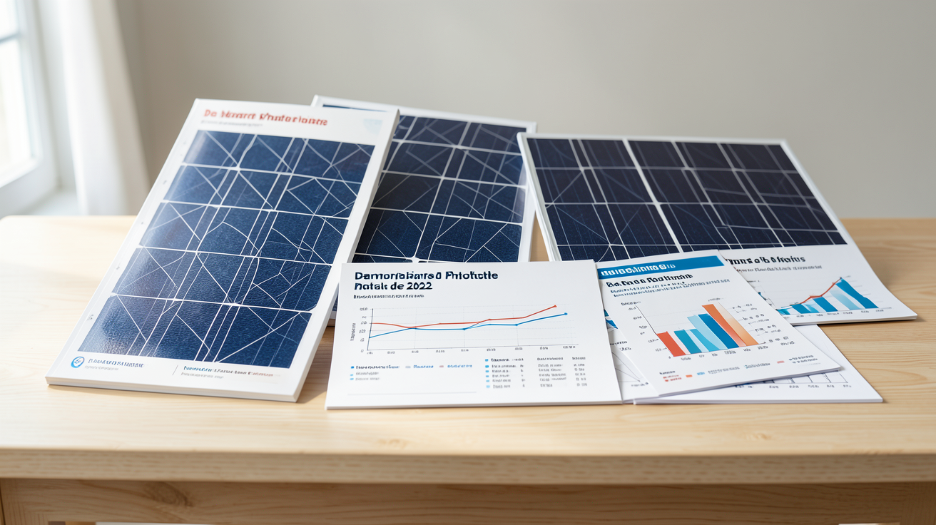 meilleur panneau photovoltaïque 2022 présenté dans un tableau comparatif détaillé