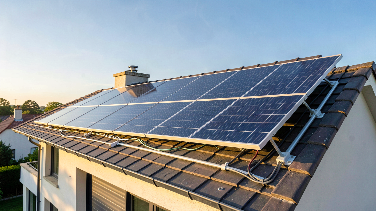 meilleur panneau solaire 2024 : top 5 des panneaux solaires installés sur un toit de maison en France