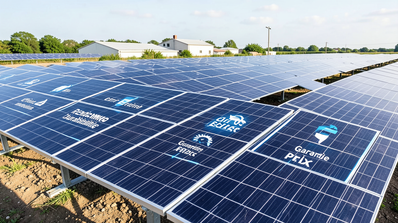 meilleurs panneaux photovoltaïques 2022 photo illustrant les cinq critères essentiels pour choisir un panneau solaire