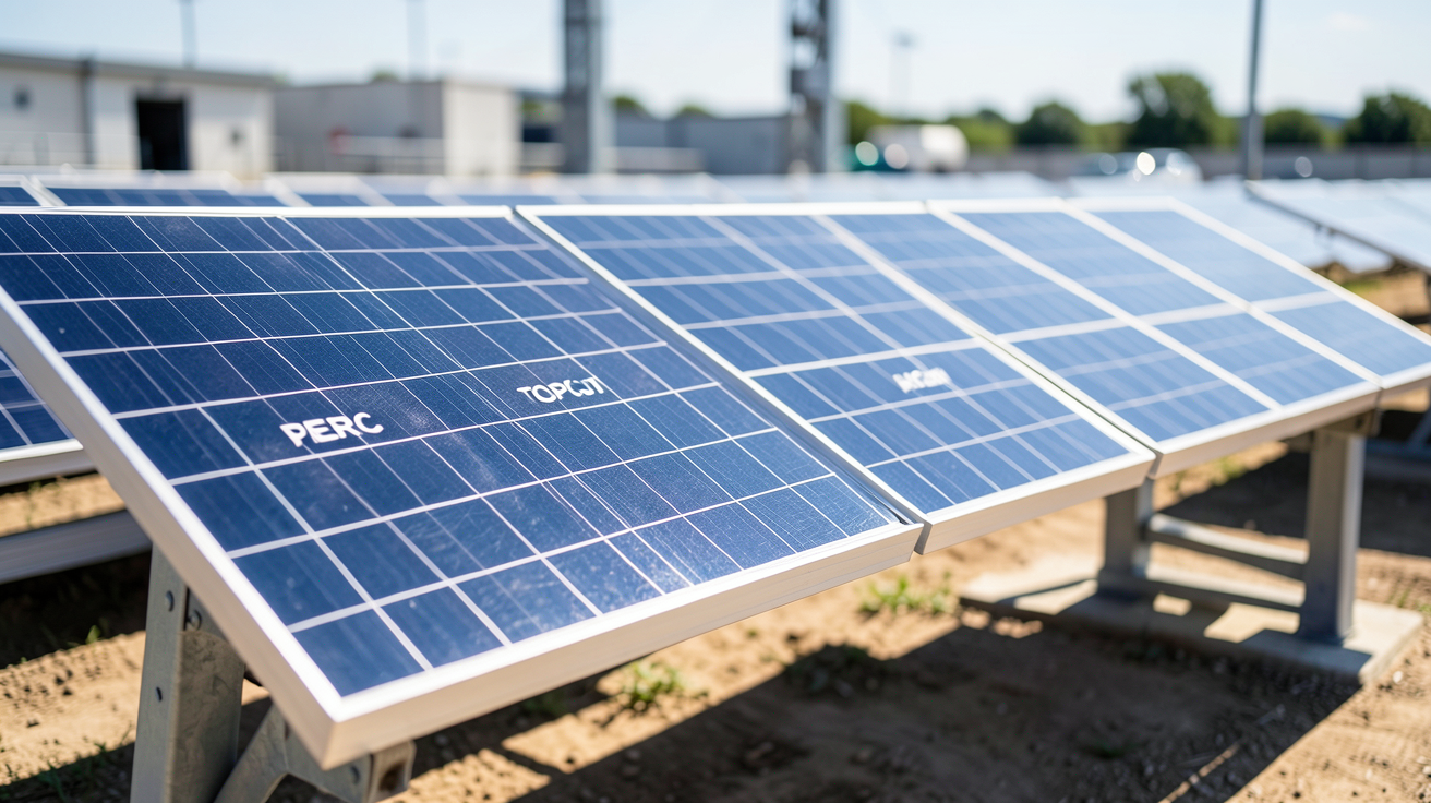 meilleurs panneaux solaires 2022 comparatif des technologies PERC, TOPCon, HJT et bifacial en plein soleil