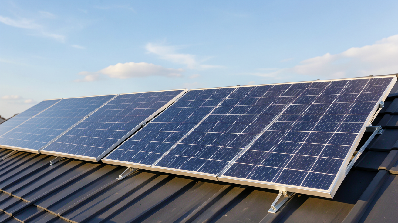 nouveaux panneaux photovoltaïques nouvelle génération alignés sur un toit pour un comparatif 2026
