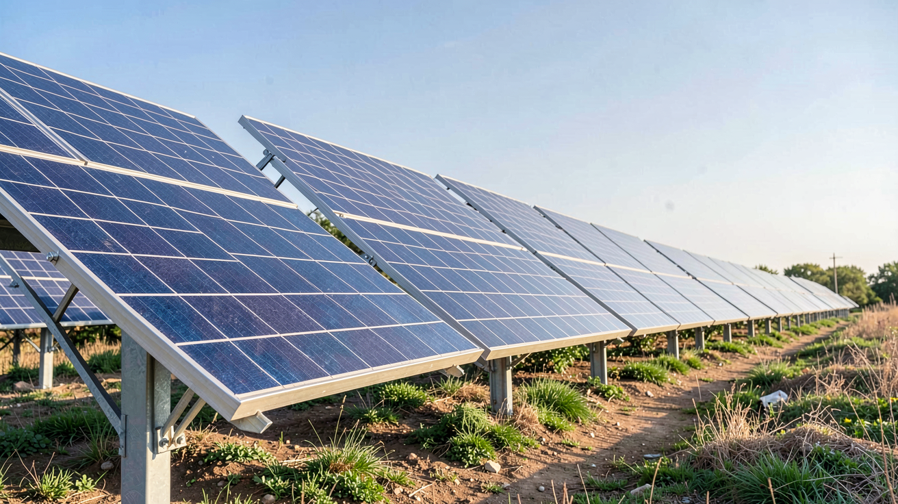 panneau bisol présentant différentes gammes de panneaux solaires pour aider au choix selon les projets