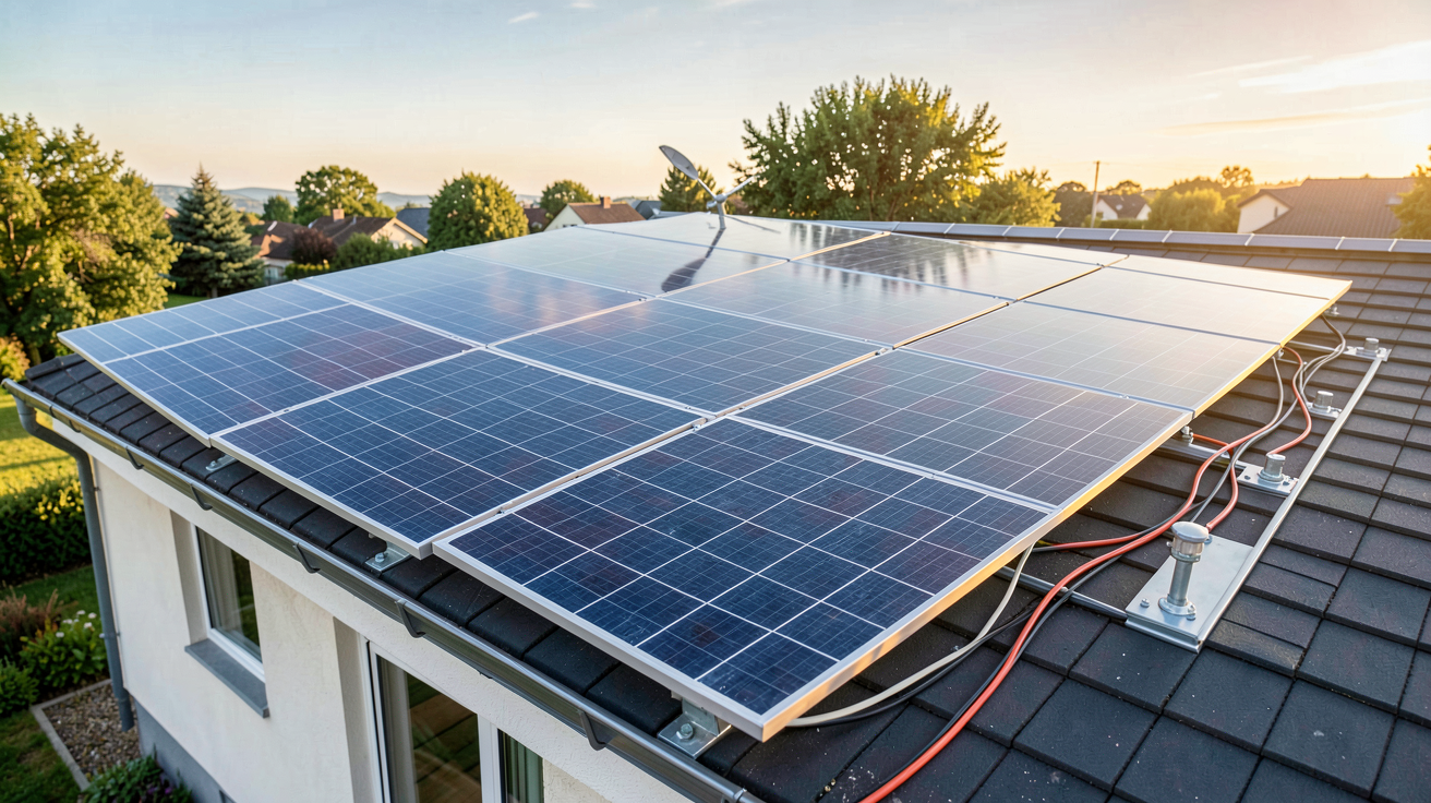 panneau photovoltaïque 1 euro installation guide pas à pas sur toit de maison