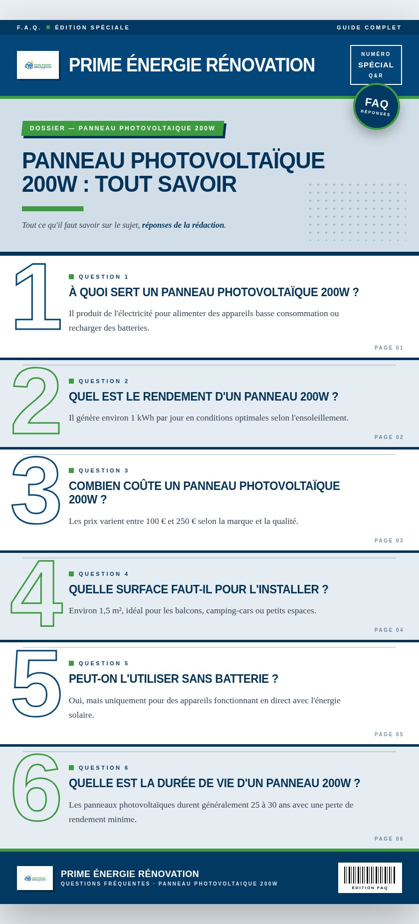 Infographie : Panneau photovoltaïque 200W : tout savoir