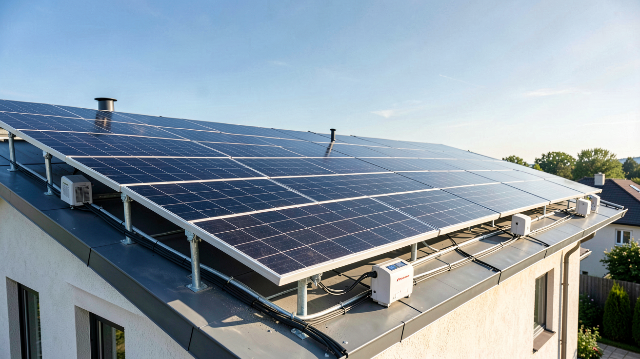 panneau photovoltaique 6 kw production réelle chiffres optimisation installation sur toit de maison