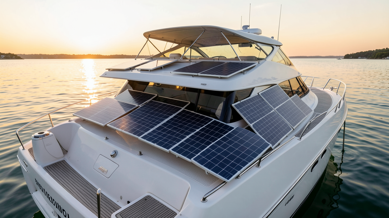 panneau photovoltaique bateau différents types adaptés au milieu marin