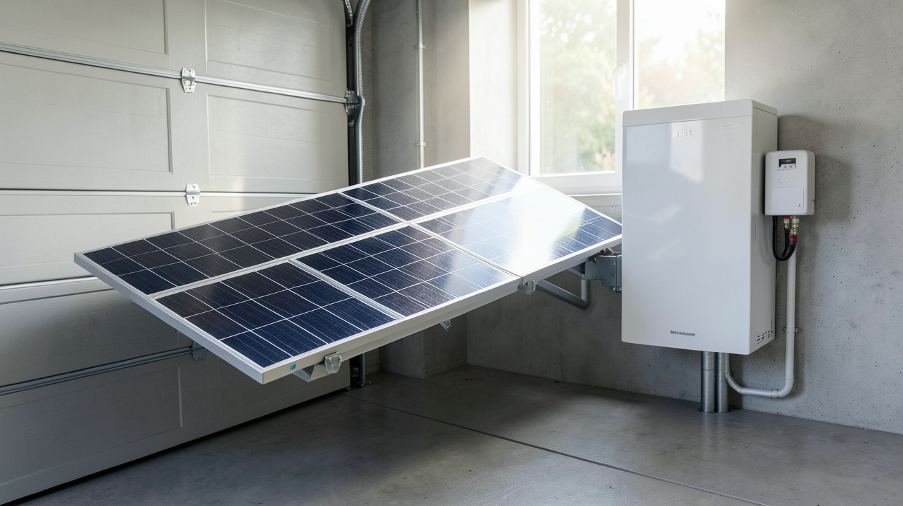 panneau photovoltaïque et batterie de stockage pour dimensionnement en kWh