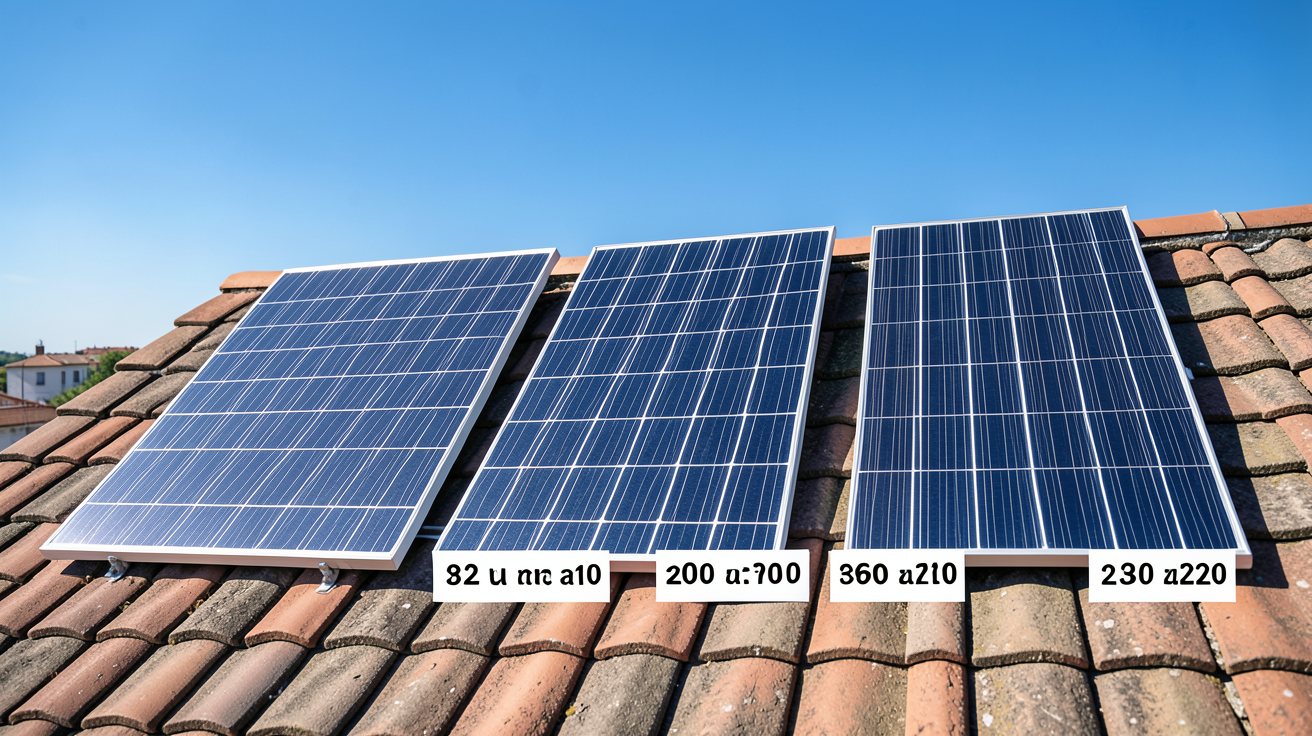 panneau photovoltaïque coût comparatif des technologies de panneaux solaires exposés sur un toit