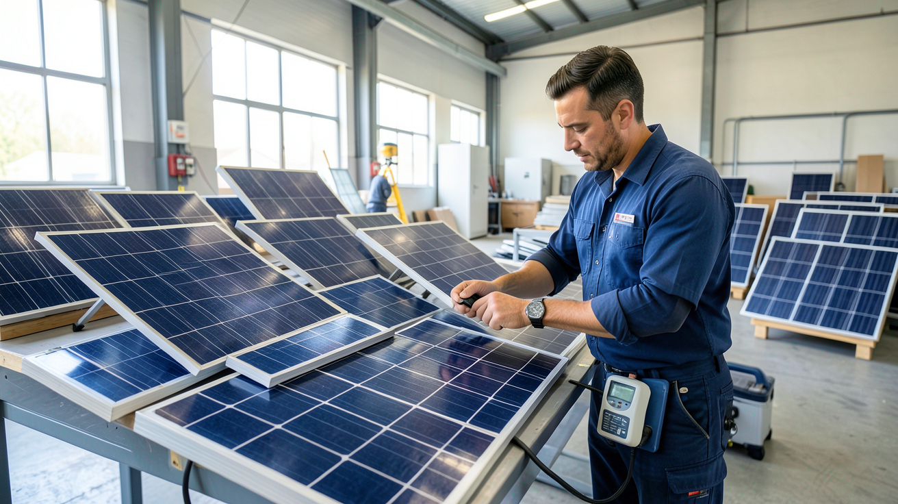 panneau photovoltaique installation choix matériel panneaux onduleur et systèmes de stockage