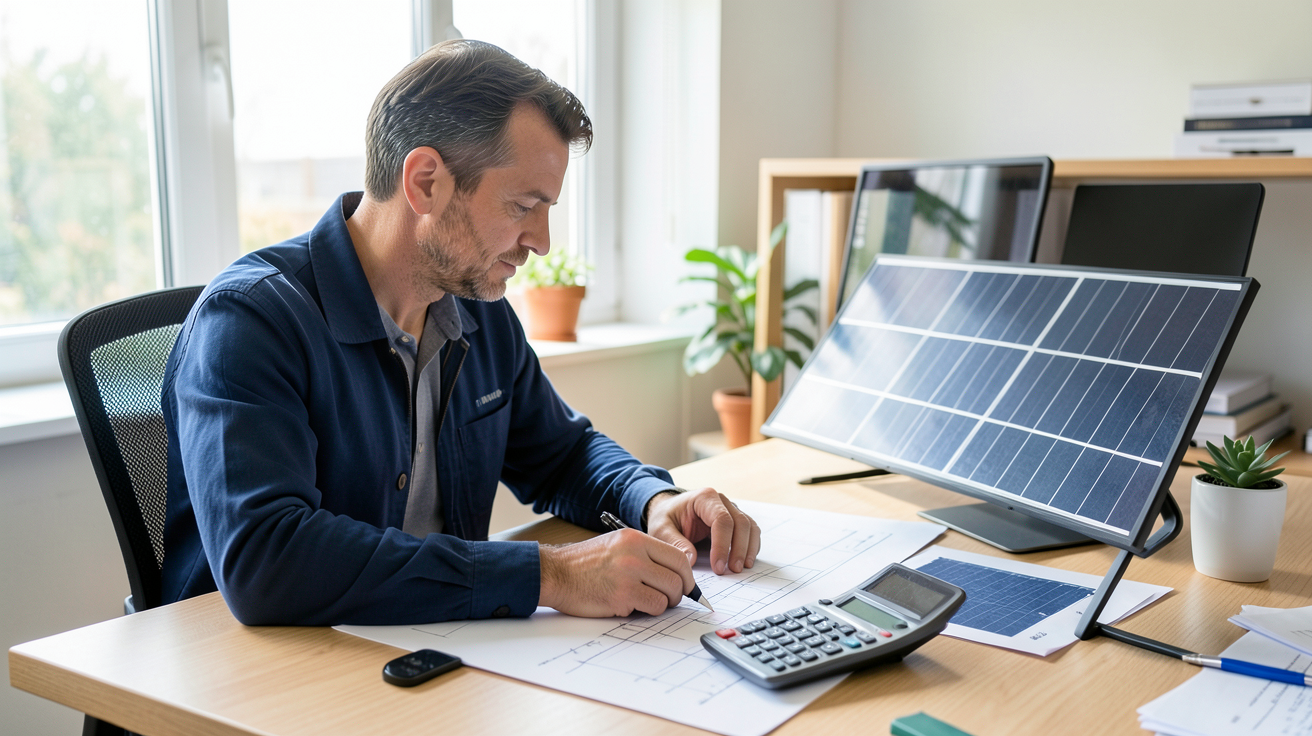 panneau photovoltaïque maison autonome calcul de la puissance nécessaire et du nombre de panneaux