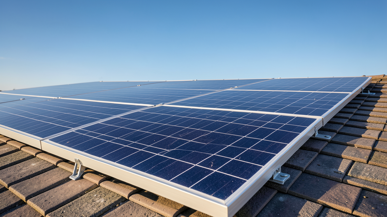 panneau photovoltaïque monocristallin affichant les technologies PERC, TOPCon et HJT pour un rendement optimal