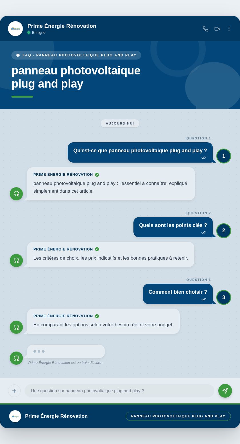 Infographie : panneau photovoltaique plug and play