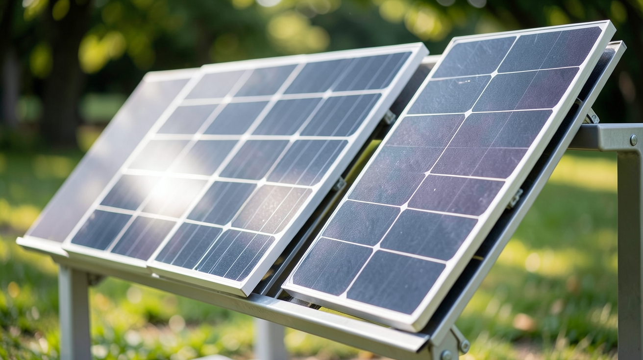 panneau photovoltaique montrant différents types de panneaux disponibles sur le marché