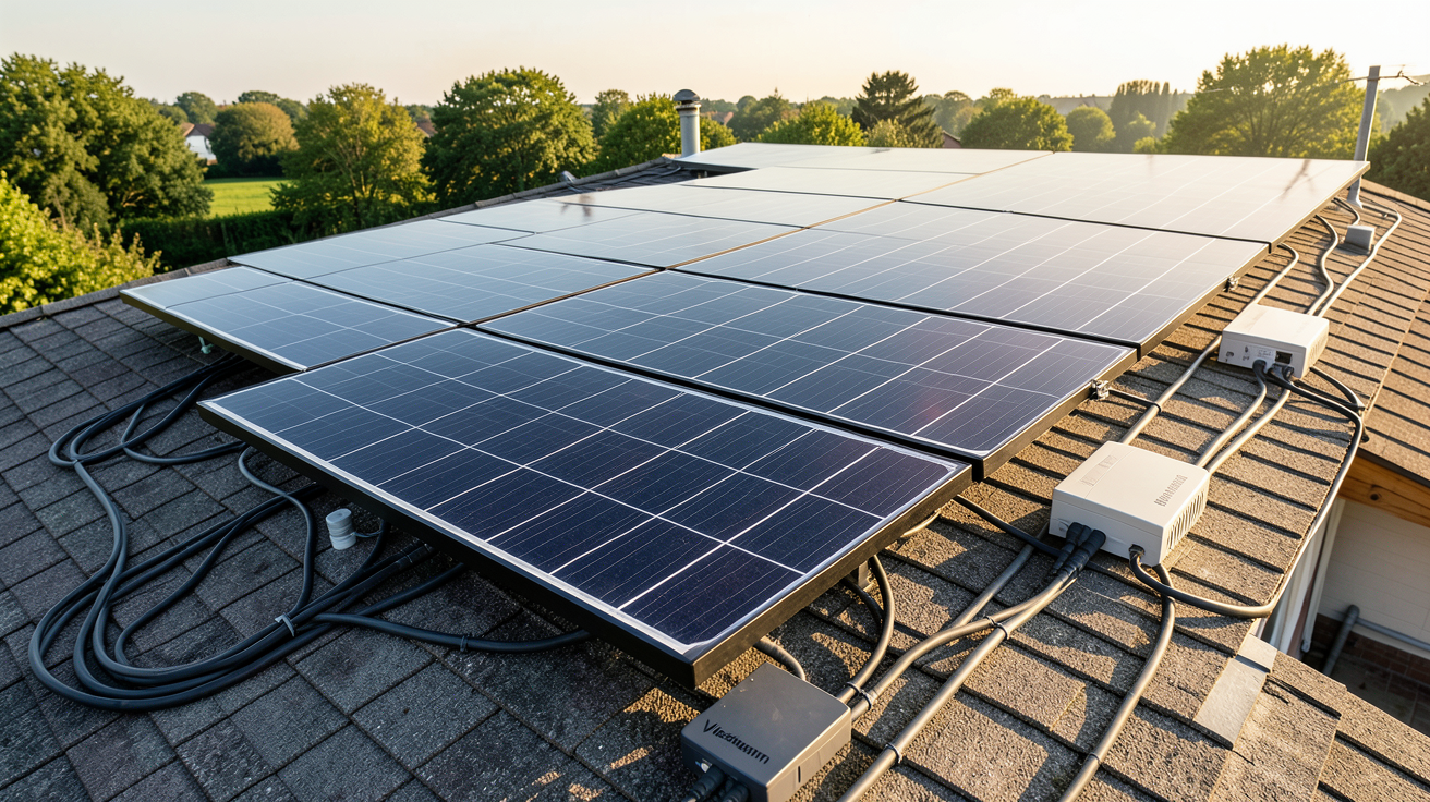 panneau photovoltaïque Viessmann prix installation complète sur toit de maison en 2024