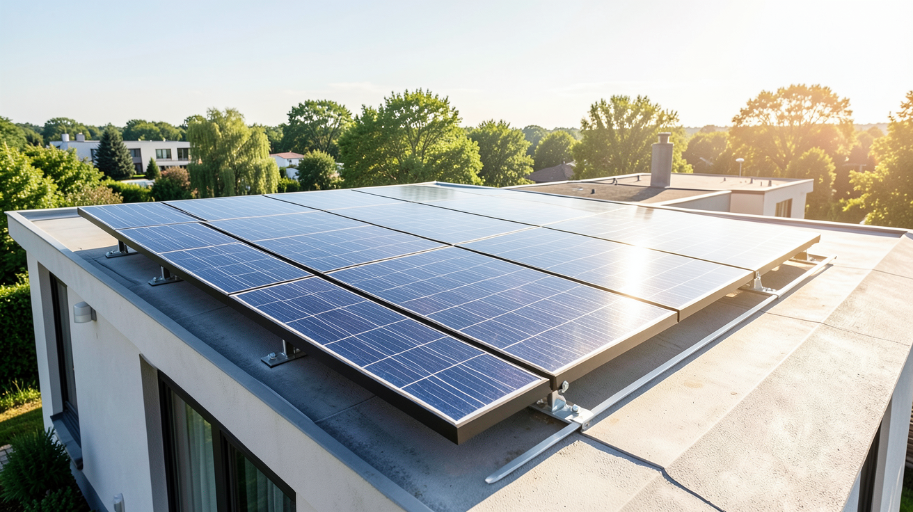 panneau solaire 1000w amazon installé sur une toiture résidentielle pour maximiser la rentabilité énergétique