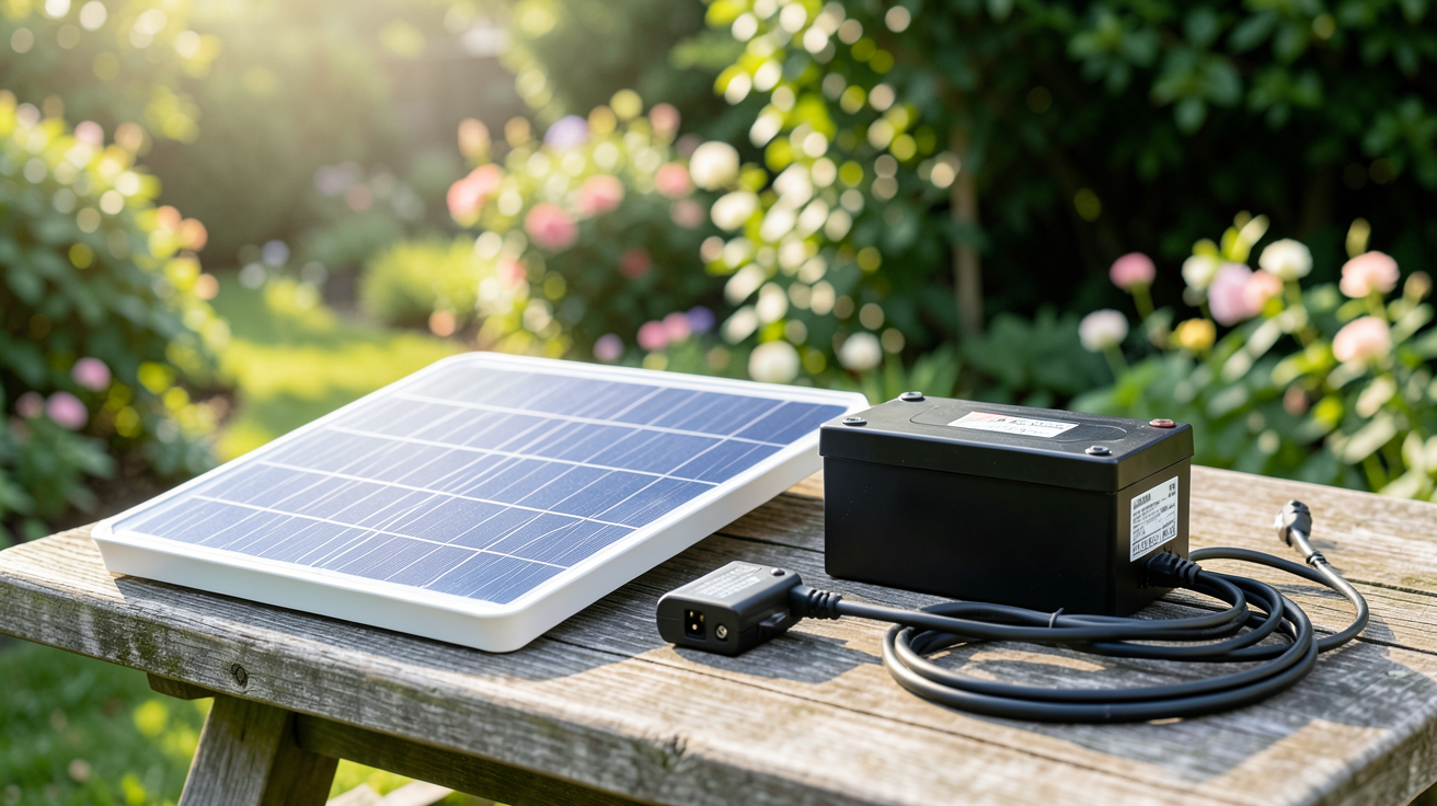 panneau solaire 12 volts avec batterie et kit complet pour installation autonome
