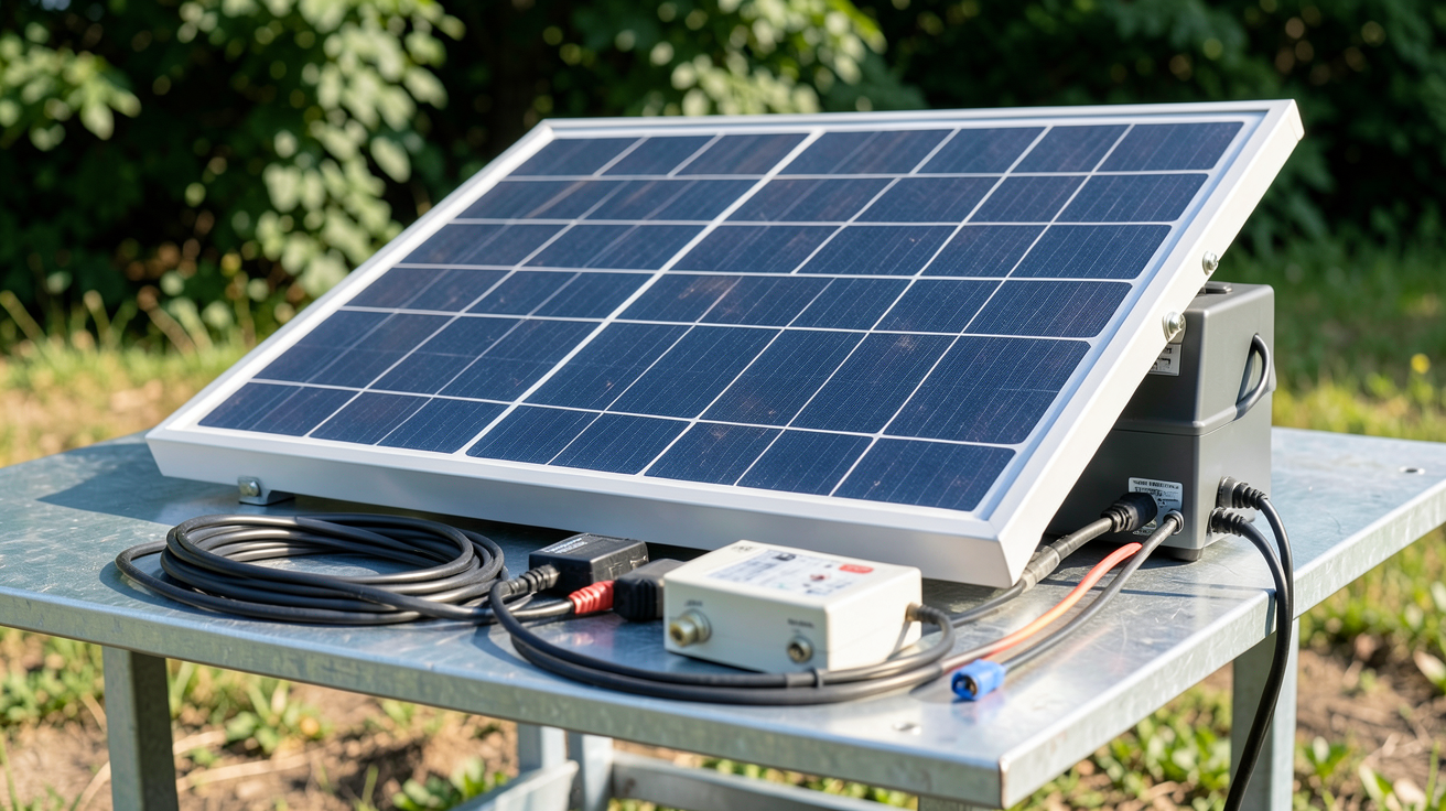 panneau solaire 150w avec ses accessoires indispensables pour une installation réussie
