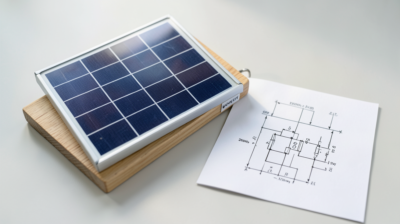 panneau solaire 200w 12v monocristallin avec schéma de câblage recommandé