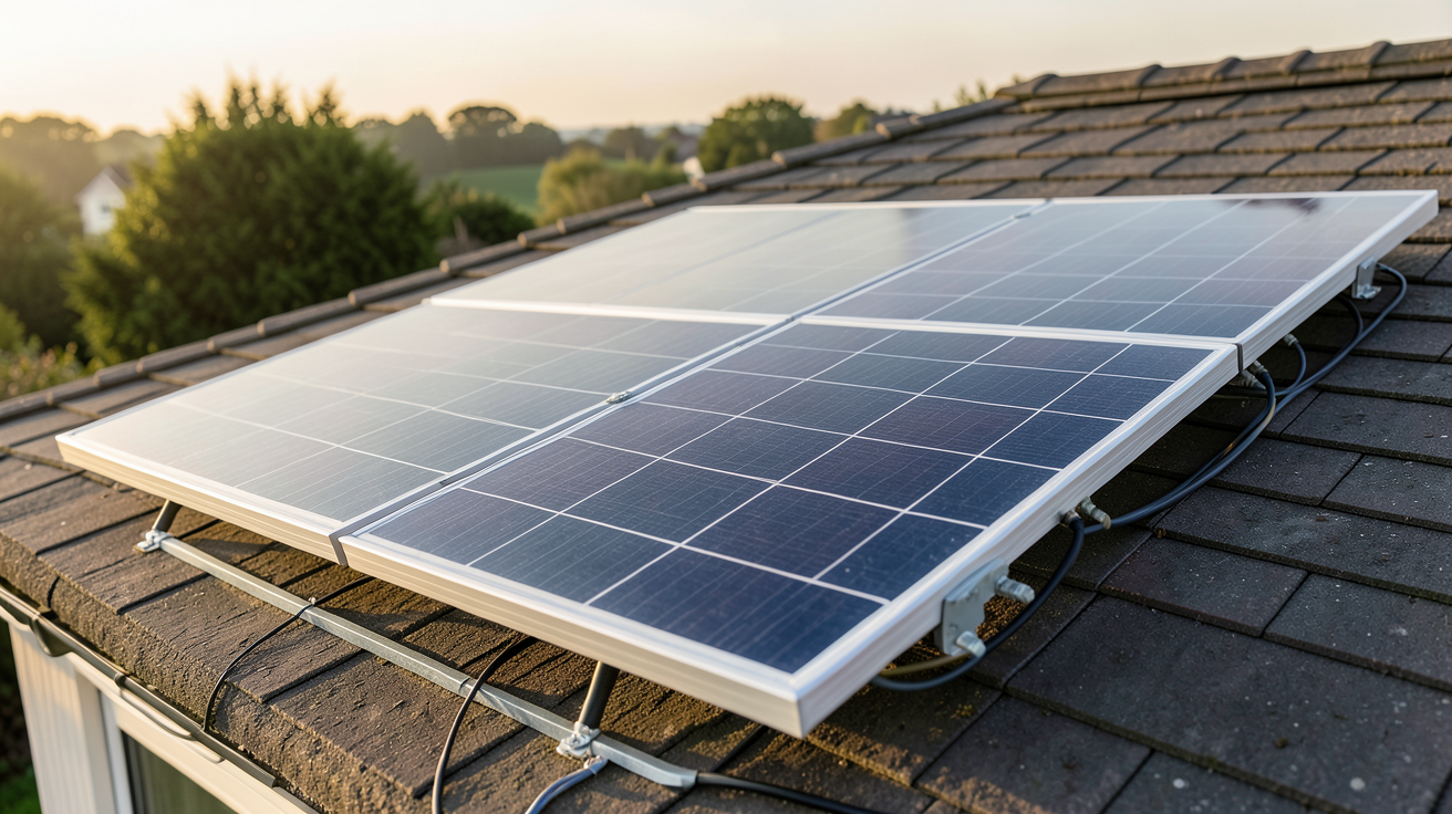panneau solaire 3 kWc installé sur le toit d'une maison avec économies d'énergie grâce aux aides 2026