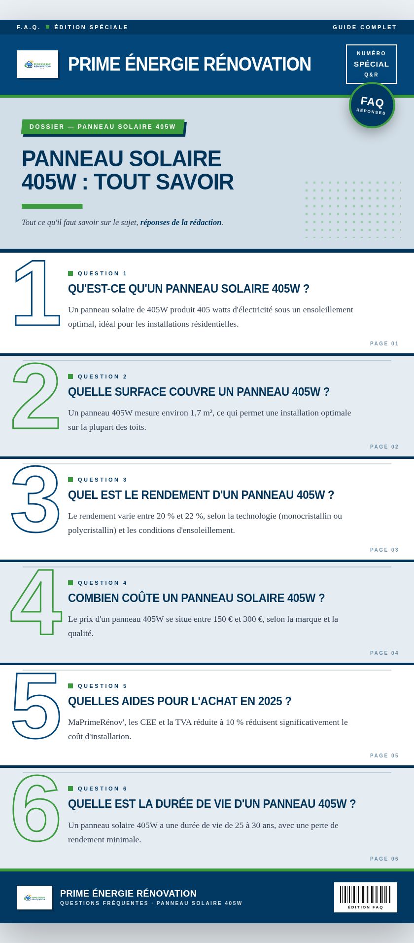 Infographie : Panneau solaire 405W : tout savoir