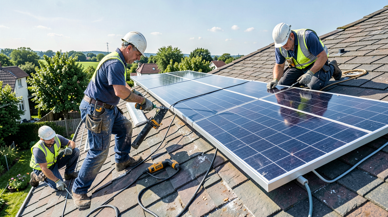 panneau solaire 500w prix installation d'un panneau solaire 500W sur un toit, avec étapes et conseils