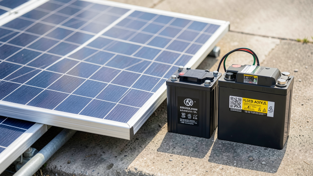 panneau solaire a batterie comparaison lithium-ion vs plomb-acide pour installation solaire