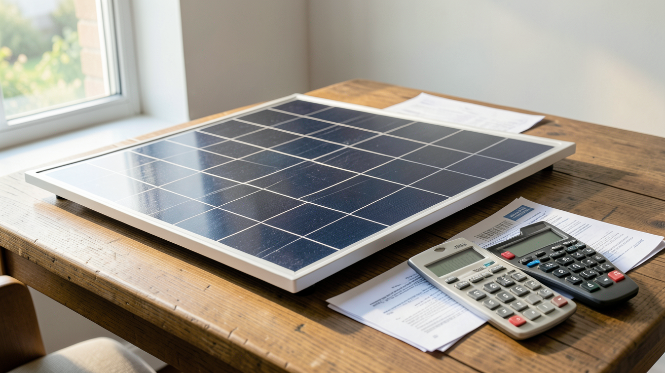 panneau solaire à eau avec documents d'aides financières et subventions 2025