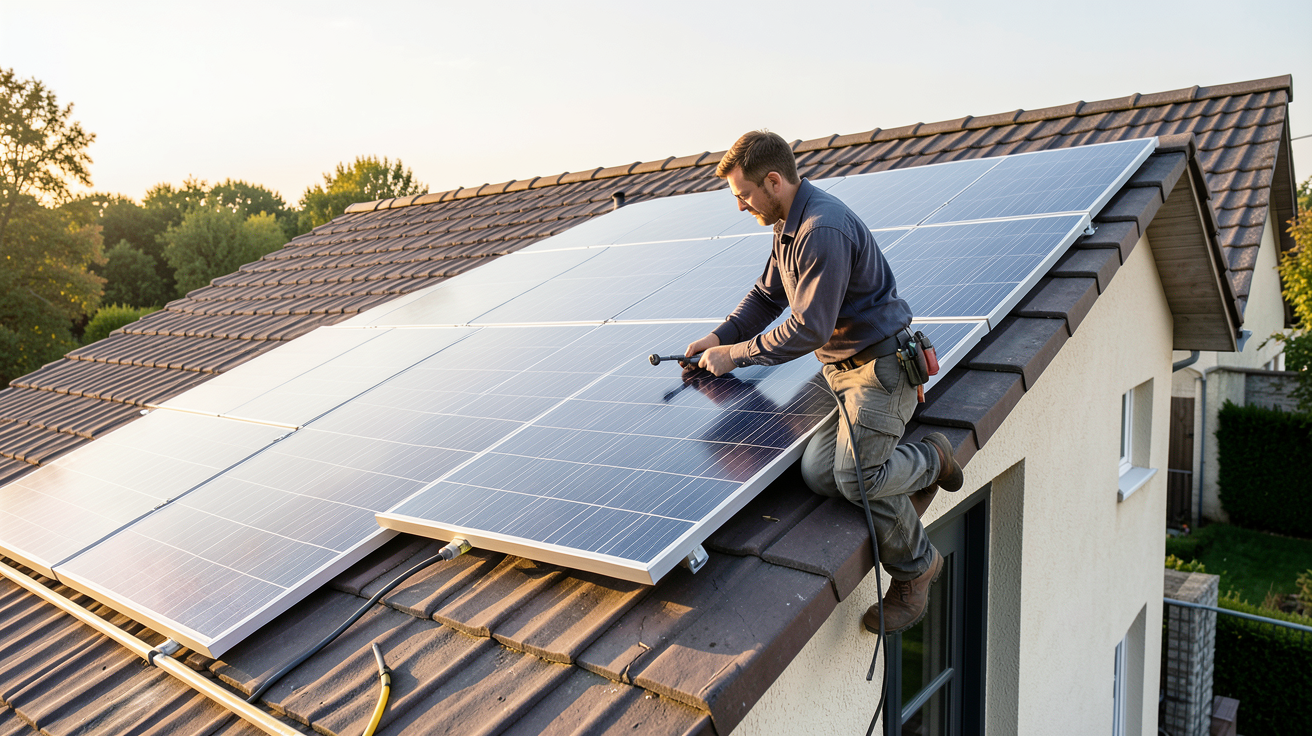 panneau solaire air chaud prix installation réalisée par Prime Énergie Rénovation
