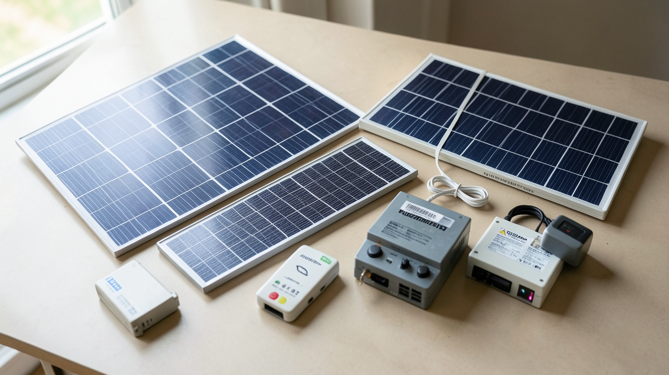 panneau solaire AliExpress présentant différents types de kits solaires disponibles sur la plateforme
