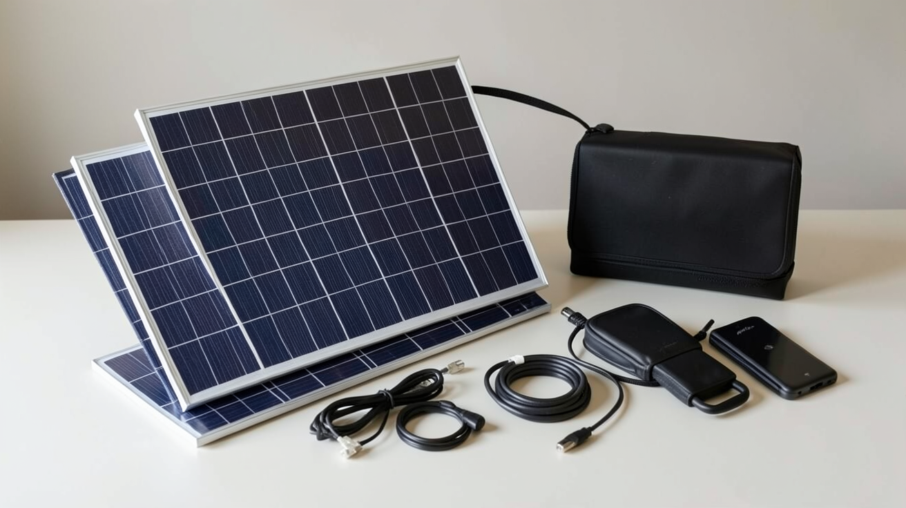 panneau solaire Amazon pas cher : comparatif de kits complets incluant panneaux fixes, portables et accessoires