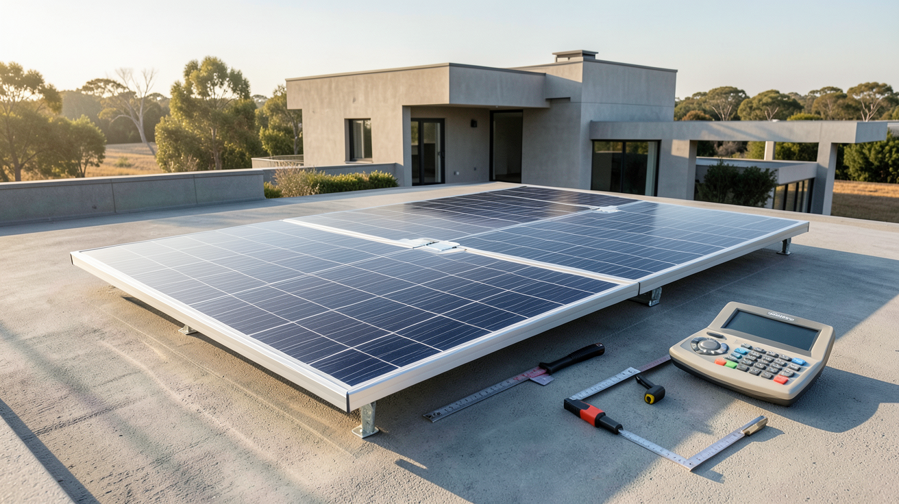 panneau solaire autonome sans batterie utilisé pour le dimensionnement d'une installation solaire