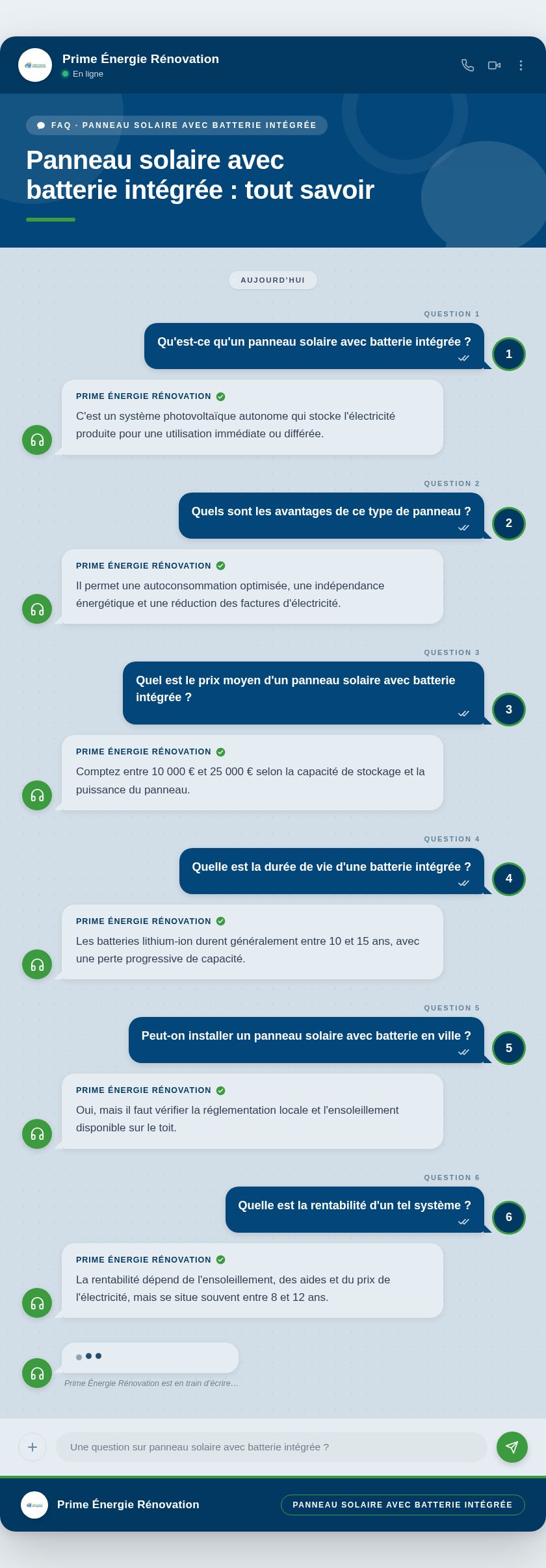 Infographie : Panneau solaire avec batterie intégrée : tout savoir