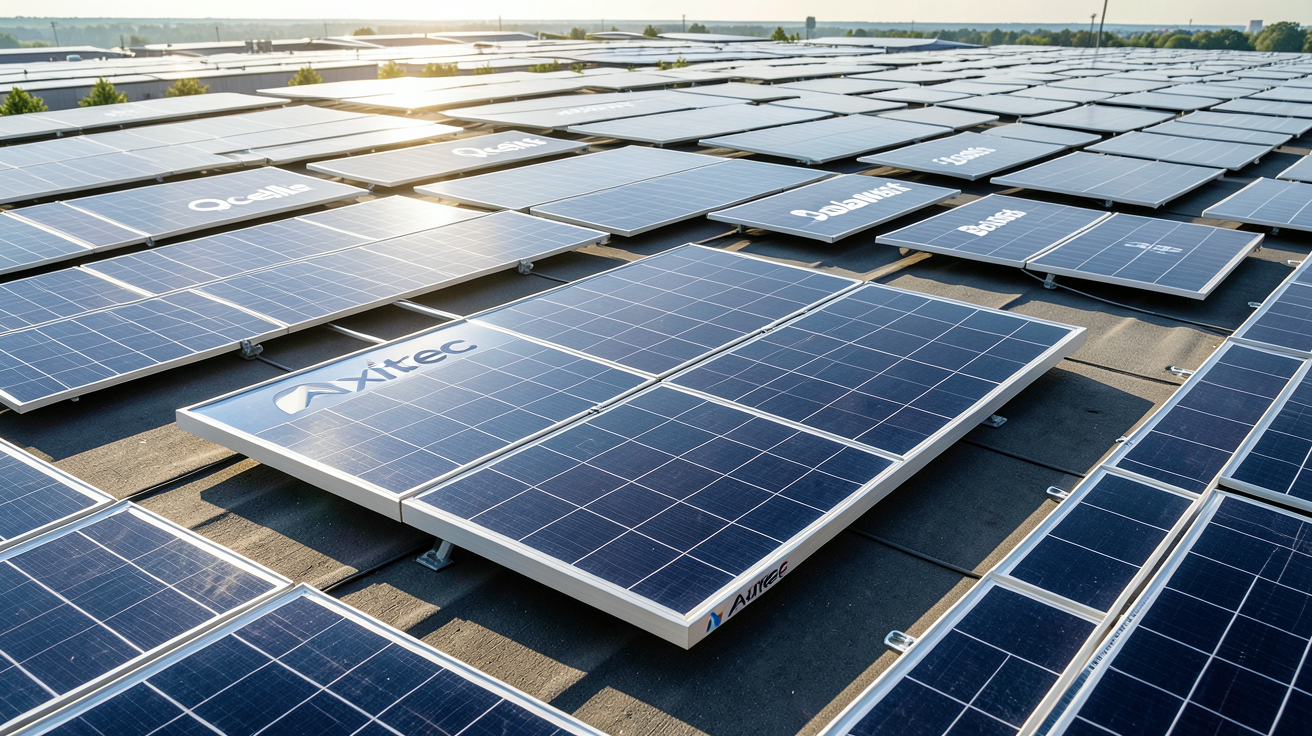 panneau solaire Axitec prix comparatif avec panneaux allemands Qcells SolarWatt Bosch
