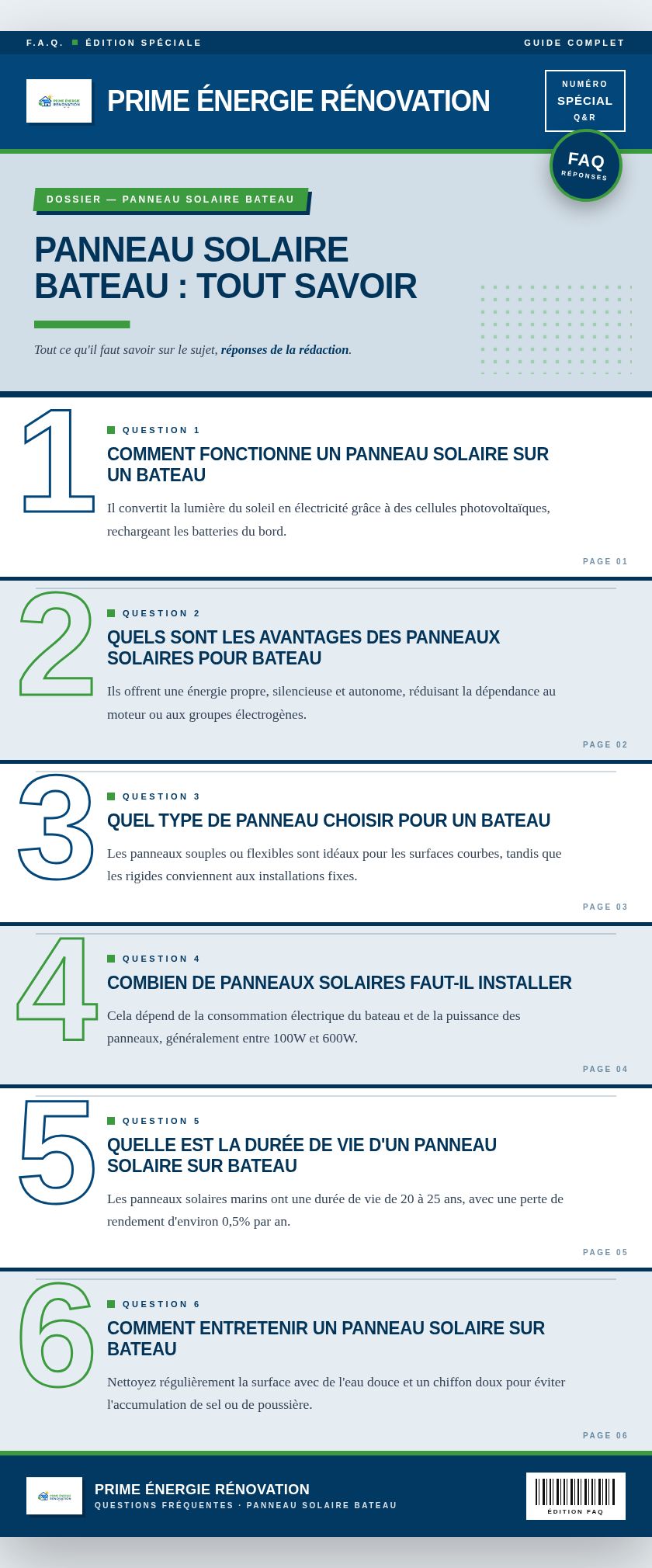 Infographie : Panneau solaire bateau : tout savoir