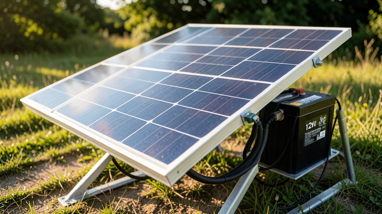 panneau solaire batterie 12v détermination de la puissance nécessaire pour une installation solaire