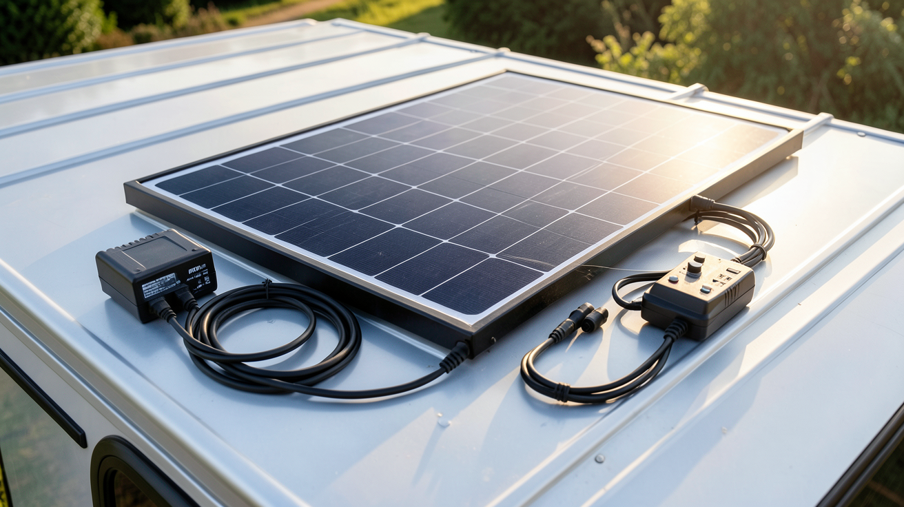 panneau solaire camping car 300w 12v kit complet avec régulateur MPPT et accessoires