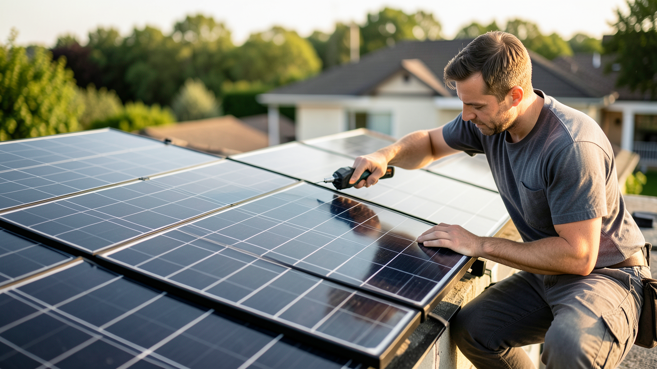 panneau solaire coût variation prix 2026 analysé par un professionnel sur un toit de maison