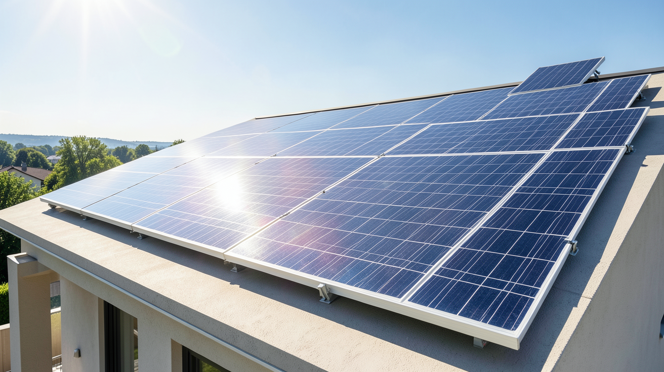 panneau solaire dualsun 500w captant l'énergie solaire pour une production optimale