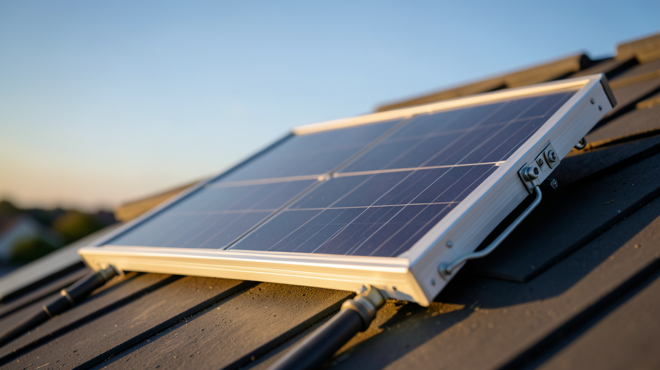 panneau solaire eau chaude prix : coût des capteurs solaires thermiques seuls posés sur un toit