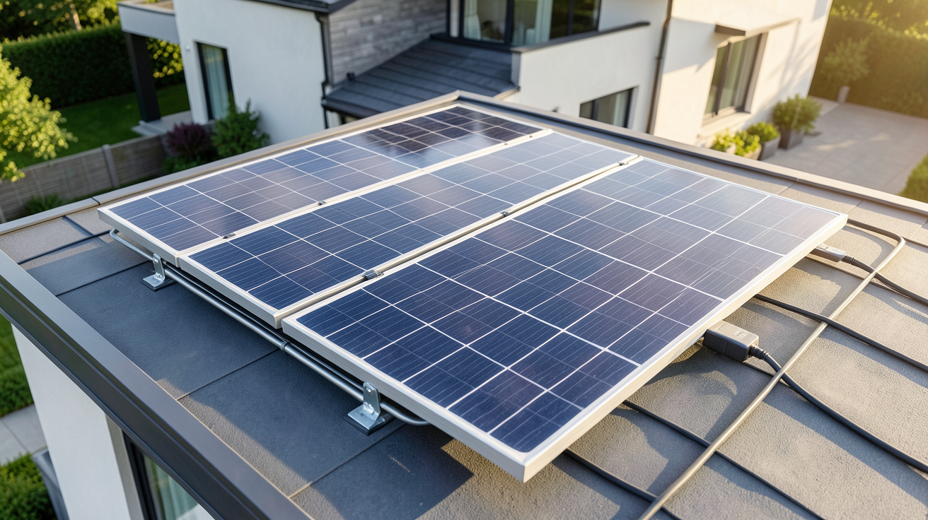 panneau solaire Effy installé sur le toit d'une maison moderne illustrant le prix des installations en 2026