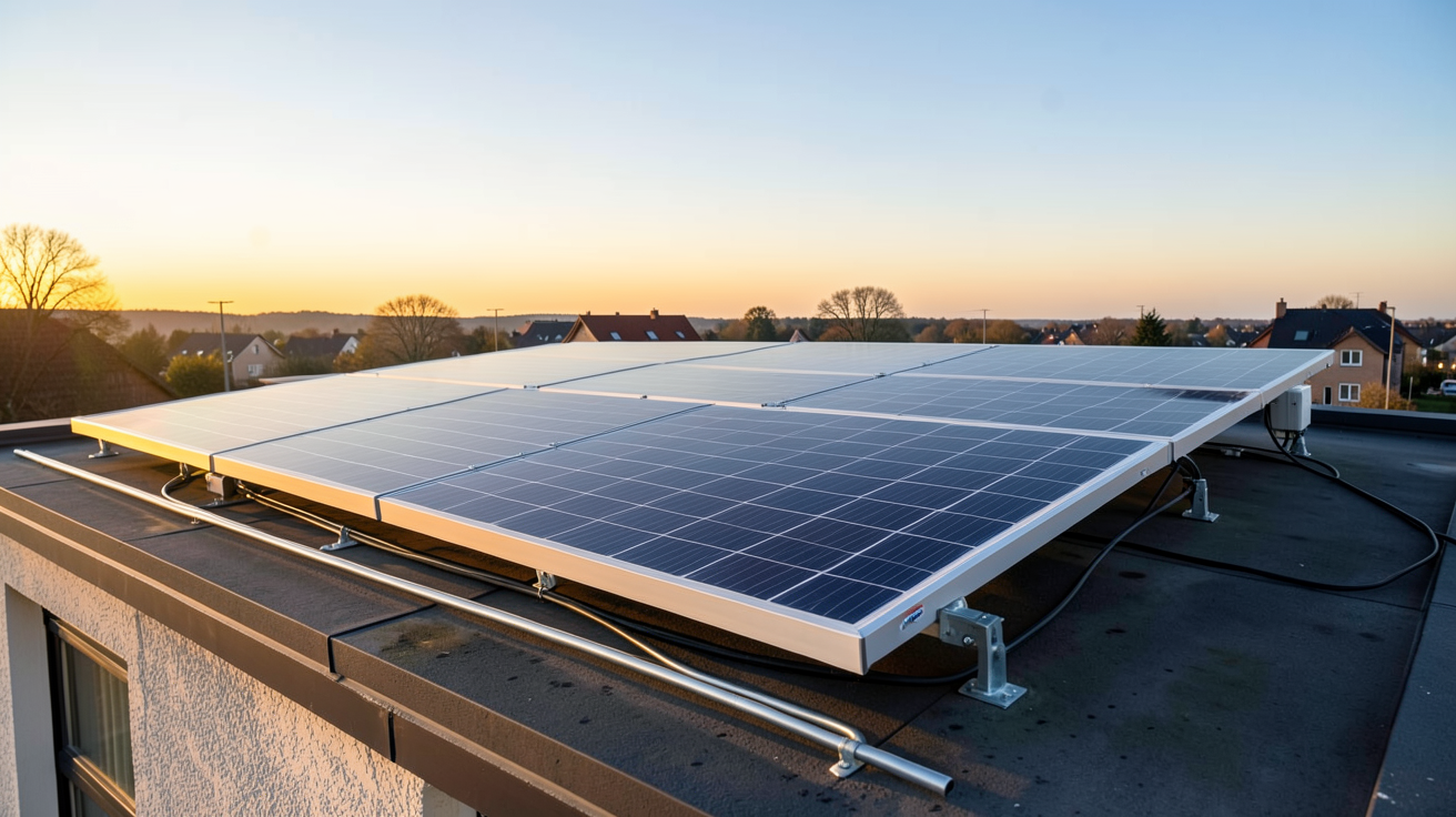 panneau solaire Engie installé sur le toit d'une maison individuelle illustrant les avantages économiques et écologiques