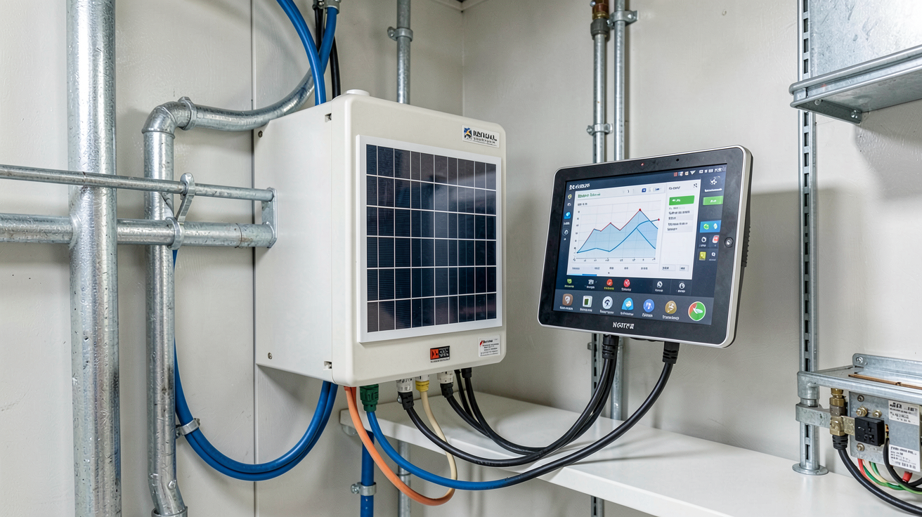 panneau solaire et onduleur : fonctionnement de l'onduleur solaire convertissant le courant continu en courant alternatif