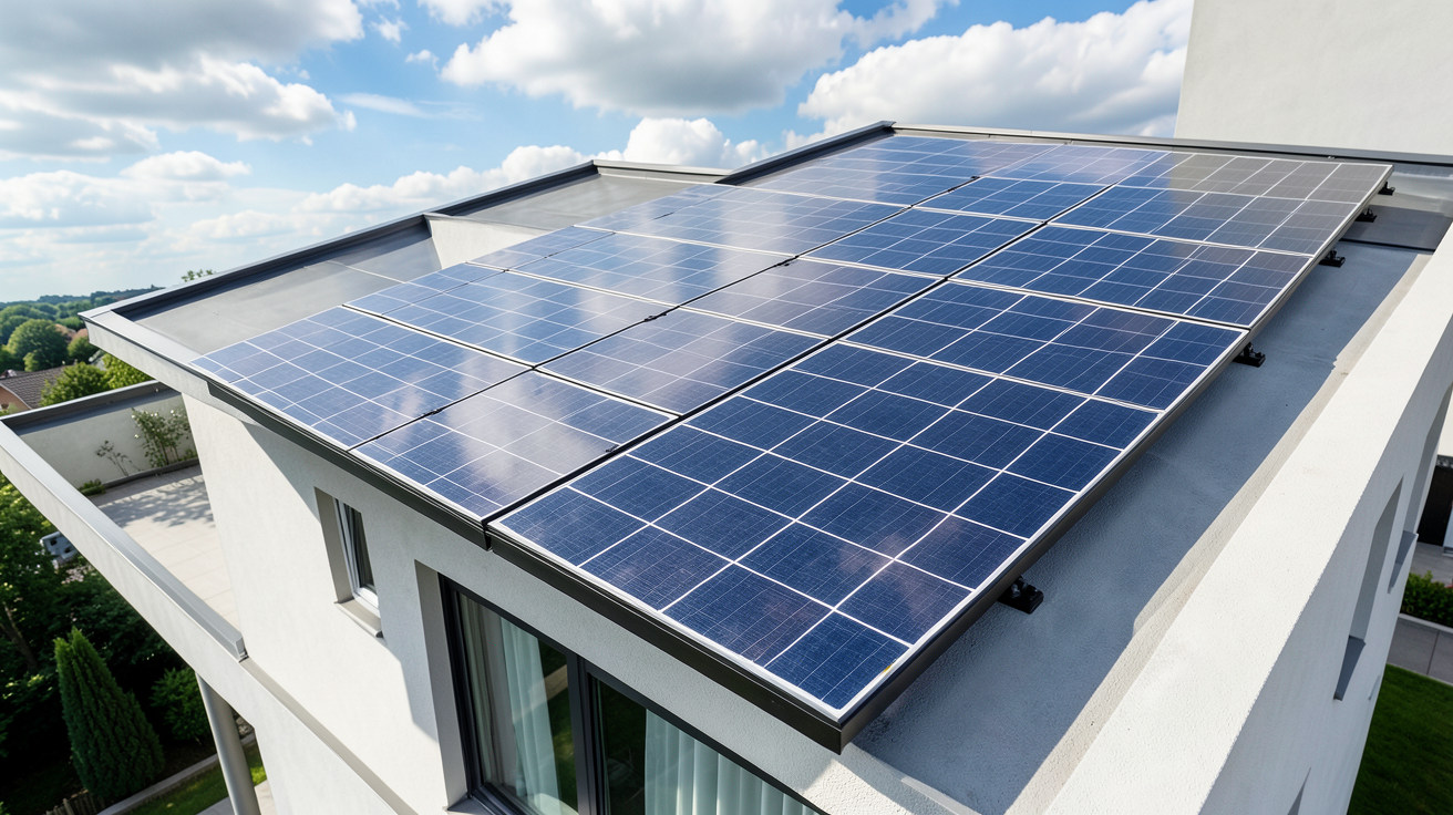 panneau solaire hybride DualSun installé sur un toit de maison moderne illustrant les facteurs de variation de prix