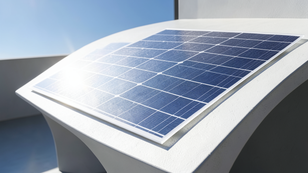 panneau solaire imprimable flexible et ultra-fin sur une surface technologique