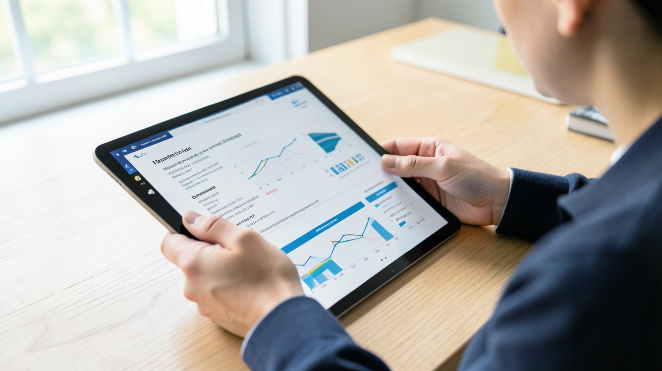 panneau solaire maison prix illustré par un document de devis détaillé et une simulation de rentabilité sur une tablette