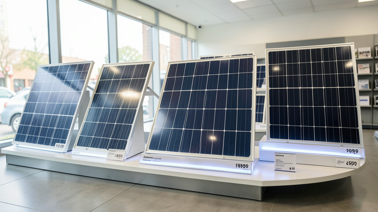panneau solaire meilleur prix top 5 promotions juin 2024 affiché en magasin spécialisé