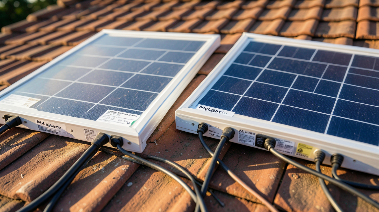 panneau solaire MyLight comparaison entre le modèle MyLight 150 et MyLight Systems